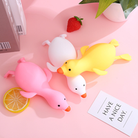 Duck Squishy Squeeze Toy TPR + Sand Squishy Stress Toy