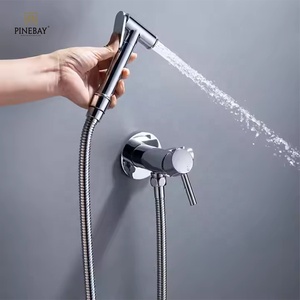 PINEBAY роскошный хромированный ручной распылитель для ванной комнаты - Product Image 1