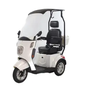 Скутеры электрические, 25 км/ч, 500 Вт, мощные 3 колеса, для взрослых, с большой емкостью, противоугонная задняя дверь