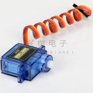 Micro Servo SG90 9G, Motor Eléctrico para Modelo de Avión RC, Cuerpo de Plástico, Motor con Escobillas - Product Image 2