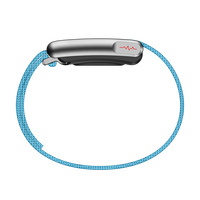 Pulsera Inteligente E500 Azul con ECG, Reloj Inteligente con IA para la Salud, Monitor de Ritmo Cardíaco, Dispositivo Deportivo Resistente al Agua, Compatible con Android e iOS
