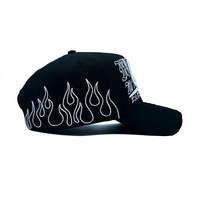 Casquettes de baseball pour hommes en coton de haute qualité, à cinq panneaux, avec logo brodé plat, tendance
