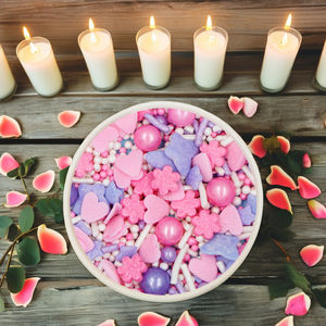 Clever Baker rose en forme de coeur arrose pour gâteau et bonbons décor sucre comestible cuisson dragée pour les vacances de <span class=keywords><strong>mariage</strong></span> thème de la Saint-Valentin - Product Image 1