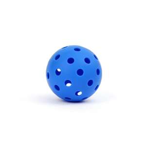 Palettes de pickleball rondes 40 trous 74mm rotomoulage durables pour extérieur Logo personnalisé Entraînement direct d'usine - Product Image 4