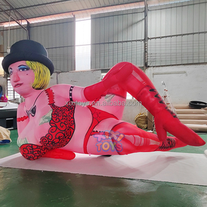 เครื่องตกแต่งเวทีดนตรีเป่าลมขนาดยักษ์พัดลมในตัวสำหรับเด็กผู้หญิงสวยกิจกรรม<span class=keywords><strong>จำลอง</strong></span>โรซี่ลูกโป่ง Xixi - Product Image 5