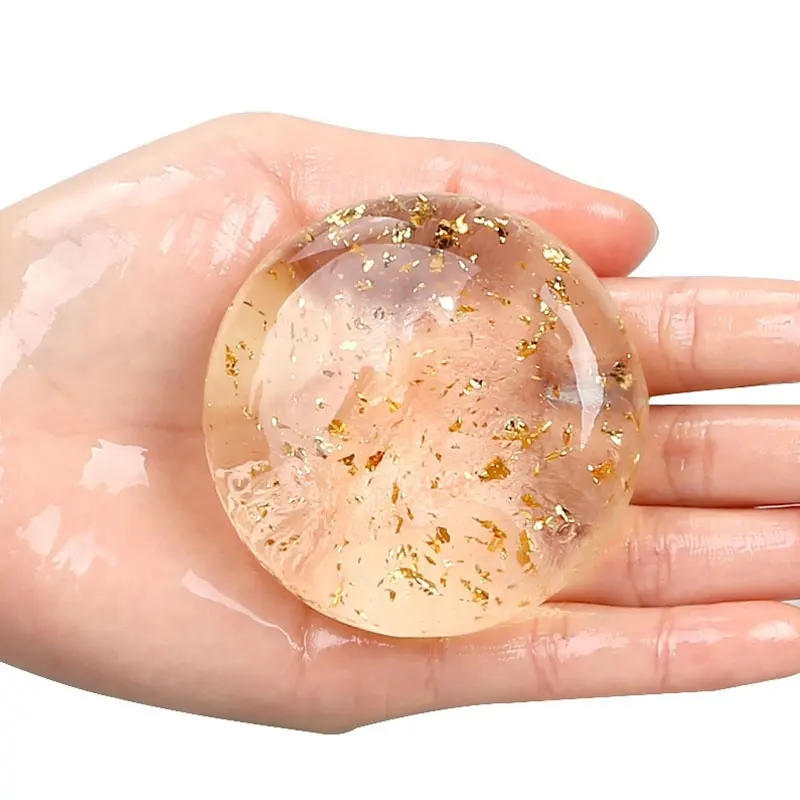 OEM özel etiket nemlendirici beyazlatma % 100% doğal organik el yapımı Amino asit 24k altın sabun