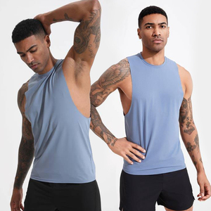 Camisetas sin mangas para hombre 3XL, camisetas deportivas unisex de gimnasio, atléticas, tallas grandes, para correr, musculación, XXL, de licra y algodón, chalecos, camisetas de rugby y fitness - Product Image 4