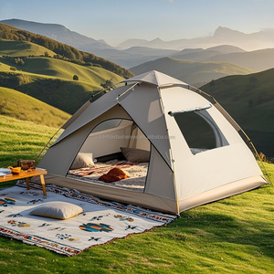 Carpa de Camping Impermeable Oxford para 2/4 Personas, Apertura Automática en 3 Segundos, Cuatro Estaciones, Dos Habitaciones, con Bolsa de Transporte para Senderismo, Pesca y Música - Product Image 3