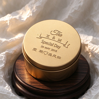 Boîte en fer blanc ronde et carrée multicolore en gros avec logo en relief, boîte cadeau vide en fer blanc écologique pour fêtes et événements