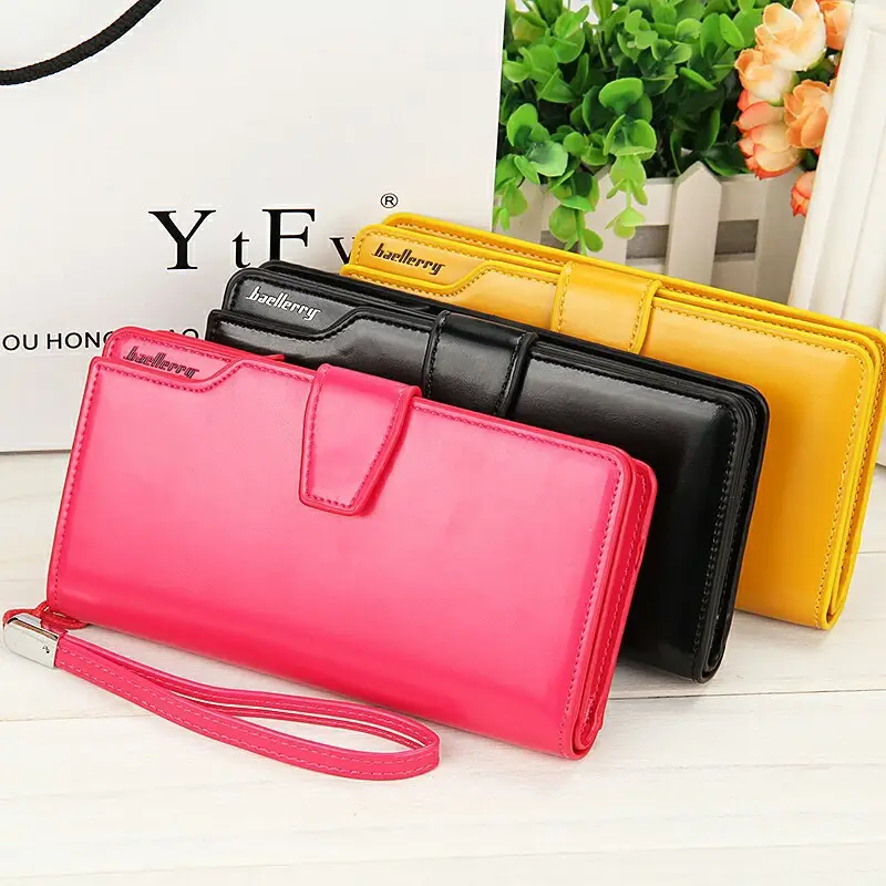 High Quality Woman leather wallet baellerry women wallet