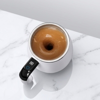 Nouvelle tasse à café intelligente 2025 avec affichage de la température, shaker portable électrique magnétique SUS316 pour milkshake et protéines en poudre