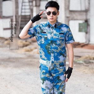 <span class=keywords><strong>ชุด</strong></span>ลายพรางแขนสั้นผ้าโพลีเอสเตอร์ระบายอากาศดีสำหรับผู้ชาย แบบใหม่ <span class=keywords><strong>ชุด</strong></span>นักเรียนฝึกซ้อม <span class=keywords><strong>ชุด</strong></span>ทำงานฤดูร้อนแบบบาง - Product Image 4