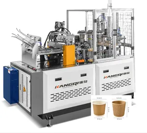 High Speed Fully Automatic Paper Tea Cup Making Machine With 2oz -12oz double wall cup for coffee hot drink