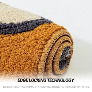 Dada Mềm Sợi Nhỏ Phim Hoạt Hình Mô Hình Động Vật Tắm Mat Non-Slip Thấm Nước Phòng Tắm Thảm Dễ Thương Xù Xù Tufted Tắm Sàn Mat - Product Image 4