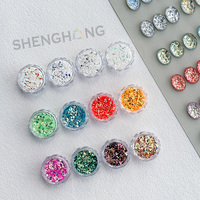 Perles de caviar pour nail art, strass pour ongles, micro-perles de cristal, perles en braille, décoration 3D pour nail art, paillettes, 2g/pot, particules MIX