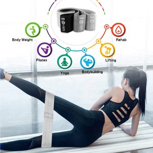 Biểu Tượng Tùy Chỉnh Màu Xanh Hip Vòng Tròn Không Trượt Ban Nhạc Đàn Hồi Cho Tập Thể Dục Tập Thể Dục Và Yoga Chiến lợi phẩm Hip Tập Thể Dục Công Cụ - Product Image 3