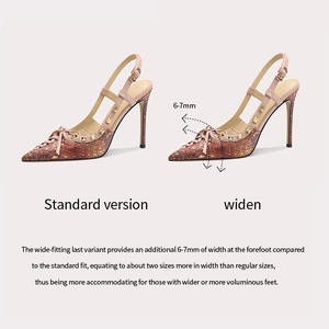 Collezione <span class=keywords><strong>scarpe</strong></span> eleganti <span class=keywords><strong>tacco</strong></span> alto a spillo da donna nuovo Design a punta per <span class=keywords><strong>tacco</strong></span> alto a punta da donna - Product Image 5