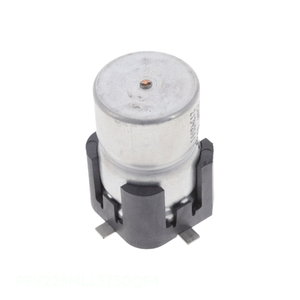 Condensador de Montaje Superficial (SMD) de Aluminio, 750 uF, 63V, PEV228MLL3750QE4, Canal del Fabricante - Product Image 1