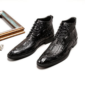 Zapatos Casuales Negros de Nuevo Estilo, Mocasines de Lujo para Negocios, Hechos a Medida, al por Mayor, Zapatos Sin Cordones que Aumentan la Estatura - Product Image 6