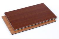 Precio barato Panel compuesto de aluminio fachada de madera de Panel de Acm color de madera de revestimiento de pared Exterior
