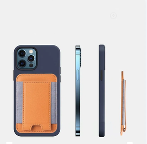 Magnetic Card <b>Holder</b> with Stand Function Hot Sale PU Leather Magnetic <b>Wallet</b> for IPhone14 15 16 17 Pro Max - Product Image 2