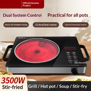 Estufa Eléctrica de Cerámica Inteligente de Alta Potencia de 3500 W, Electrodoméstico de Cocina Multifuncional a Prueba de Agua y Ahorrador de Energía para el Hogar, Antiadherente - Product Image 4