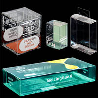 PET Transparente Box PVC Klare Kunststoff-Verpackungsbox Automatischer Boden Klare Kunststoff-Verpackungsbox