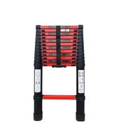 Échelle télescopique en aluminium de 8 mètres et 9 mètres, vente en gros, échelle télescopique en aluminium personnalisée, conforme à la norme EN131, échelle portable pour la maison