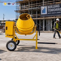 Promotion : Bétonnière mobile robuste 350L, 500L, 700L avec moteur diesel pour la construction