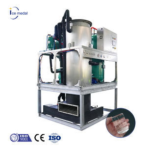 Máquina para hacer hielo con tubos industriales de alta calidad, precio de 5 toneladas/día, Planta Maquina De Hielo, corte sólido, extremos planos, máquina de tubos de hielo - Product Image 3