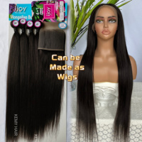 KEMY HAIR Vente en Gros Ensemble de Mèches Cheveux Mixtes Perruques avec Dentelle HD 13*4 & 6*4 Couleur Naturelle pour Femmes Noires