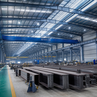 Atelier préfabriqué en structure métallique, bâtiment industriel ignifuge en métal galvanisé, cadre en H haute résistance