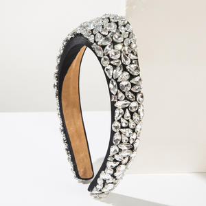 ที่คาดผมสไตล์เรโทรอุตสาหกรรมหนักแน่นแบบบาโรก ประดับมงกุฎเพชรแก้วทรงสูงหรูหรา  ที่คาดผมเสริมบุคลิกภาพสุดหรูหรา - Product Image 4