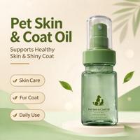 Huile Essentielle Naturelle pour Peau et Pelage d'Animaux – Répare la Peau Sèche et Redonne Brillance à la Fourrure – Soin Quotidien pour Chiens et Chats – Vente en Gros