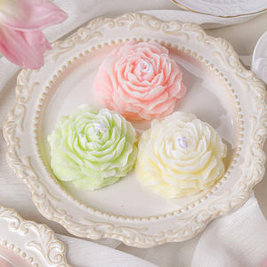 Día de San Valentín, regalo del Día de la madre, forma de flor, lindas <span class=keywords><strong>velas</strong></span> perfumadas para cumpleaños, boda, vela aromática - Product Image 4