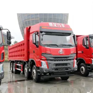 Venta especial de coche nuevo fino de segunda mano Dongfeng Liuqi Chenglong H70 km 520hp 8X4 375hp 8,6 M camión volquete