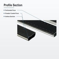 Barres d'espacement en aluminium thermolaqué avec vernis de cuisson pour double vitrage, intercalaires isolants à bord chaud, directement de l'usine