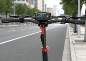 Patinete Eléctrico T4B-n Plegable con Conexión Bluetooth, Llantas de 10 Pulgadas, Amortiguación de Doble Rueda, Asiento y <span class=keywords><strong>Caja</strong></span> de Almacenamiento Trasera - Product Image 5