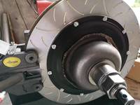 Machine à tournage de disques et de tambours de frein de voiture semi-automatique Aomai AM-985, diamètre maximum de 450 mm, double tension 220 V/110 V, outil de réparation d'atelier