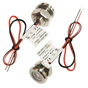 Projecteur décoratif pour piscine de 20 mm, 1 W, projecteur <span class=keywords><strong>LED</strong></span> pour yacht, projecteur décoratif pour baignoire, IP68, éclairage de signalisation pour bateaux - Product Image 1