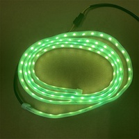Feux de capot de voiture LED 12V, bande de phare flexible, lampes d'ambiance multicolores, feux de jour DRL, décoration de voiture