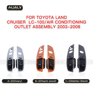 กรอบช่องแอร์รถยนต์ a/c อุปกรณ์เสริมแผงช่องระบายอากาศสำหรับ Toyota Prado/ LC-120/GX470ชุดตกแต่งภายใน - Product Image 4