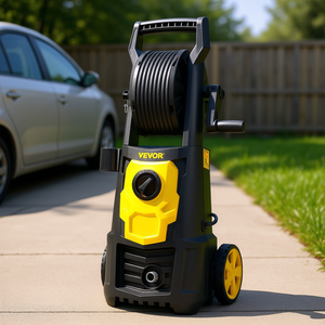 Hidrolavadora Eléctrica Portátil Vevor 2000 Psi 1.65 Gpm con Bomba Tríplex y Carrete de Manguera para Limpieza Exterior - Product Image 2