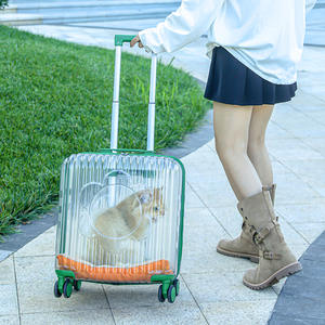 बिल्लियों और छोटे कुत्तों के लिए <span class=keywords><strong>2026</strong></span> नए डिजाइन पालतू ट्रॉली बैग पोर्टेबल बड़ी क्षमता वाली पेग सामग्री मॉडल पालतू जानवर बैग - Product Image 5