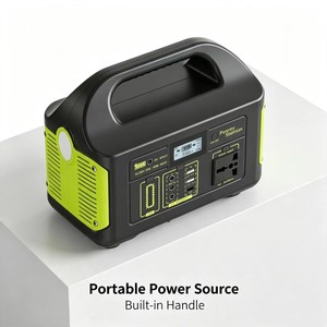 Station d'alimentation portable 500W, générateur solaire (solaire en option), pour la sauvegarde à domicile, les situations d'urgence météorologiques, les loisirs en plein air, etc. - Product Image 2