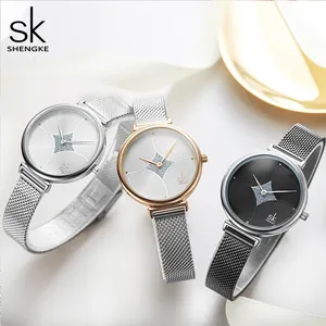 Shengkeg Custom Logo Vrouw Horloge Online Oem Horloges Hand Klok Voor Vrouwen