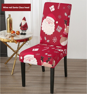 Giáng sinh ghế Bìa mới trang trí ăn uống ghế Bìa kỳ nghỉ trang trí đàn hồi ghế Bìa - Product Image 3