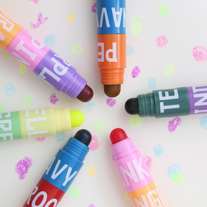 新しいスプライス可能なヴィンテージカラーソリッド蛍光ペンセット円筒形 - Product Image 2