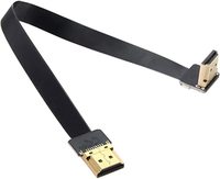 Kabel pita ramping datar 20 Pin HDMI, Ultra tipis FPV 50mm 100mm 150mm 200mm 300mm 500mm