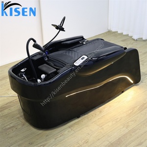 KISEN Comfortable Electric Massage Lay Down Chair Washing Salon Shampoo <b>Bed</b> Water Therapy Massage Head Spa Shampoo <b>Bed</b> - Product Image 2